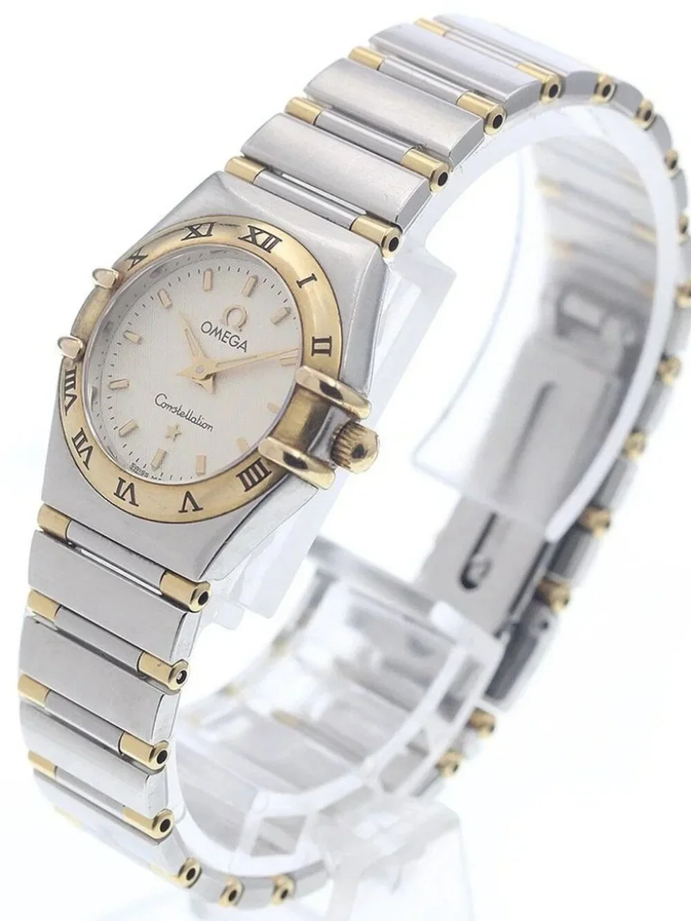 OMEGA Constellation 1362.30 Harf bar White Dial Quartz Ladies Watch_942082